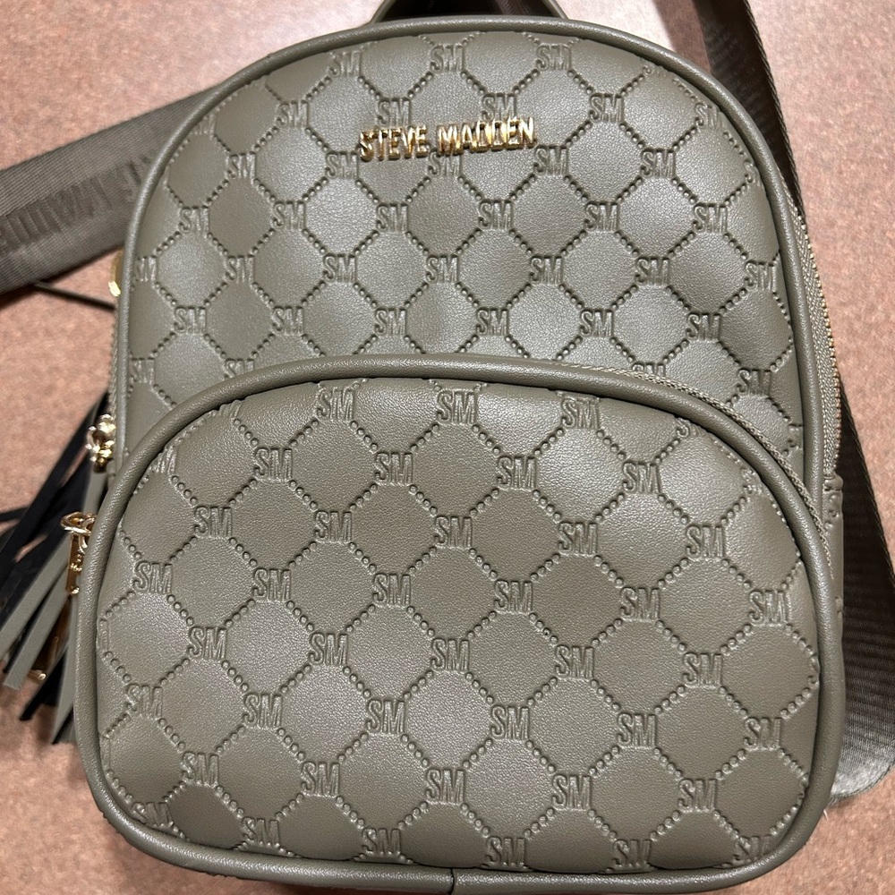 Steve Madden Olive Green Backpack